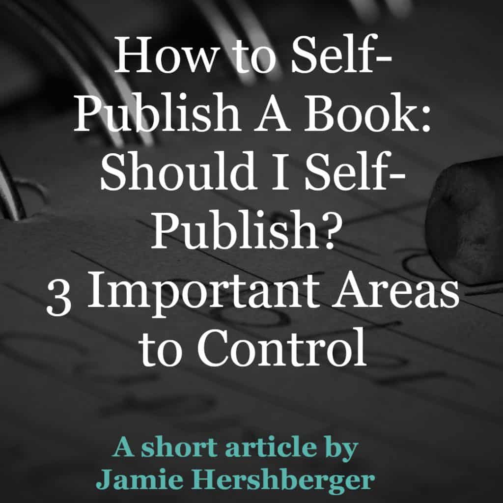 self-publish a book