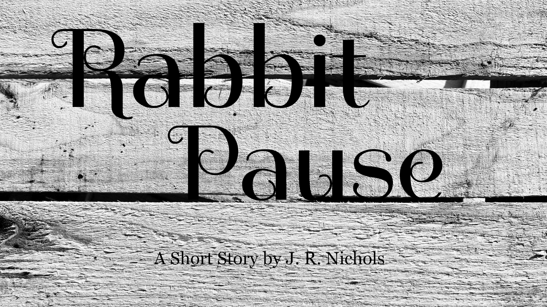 Rabbit Pause is a short story by J. R. Nichols